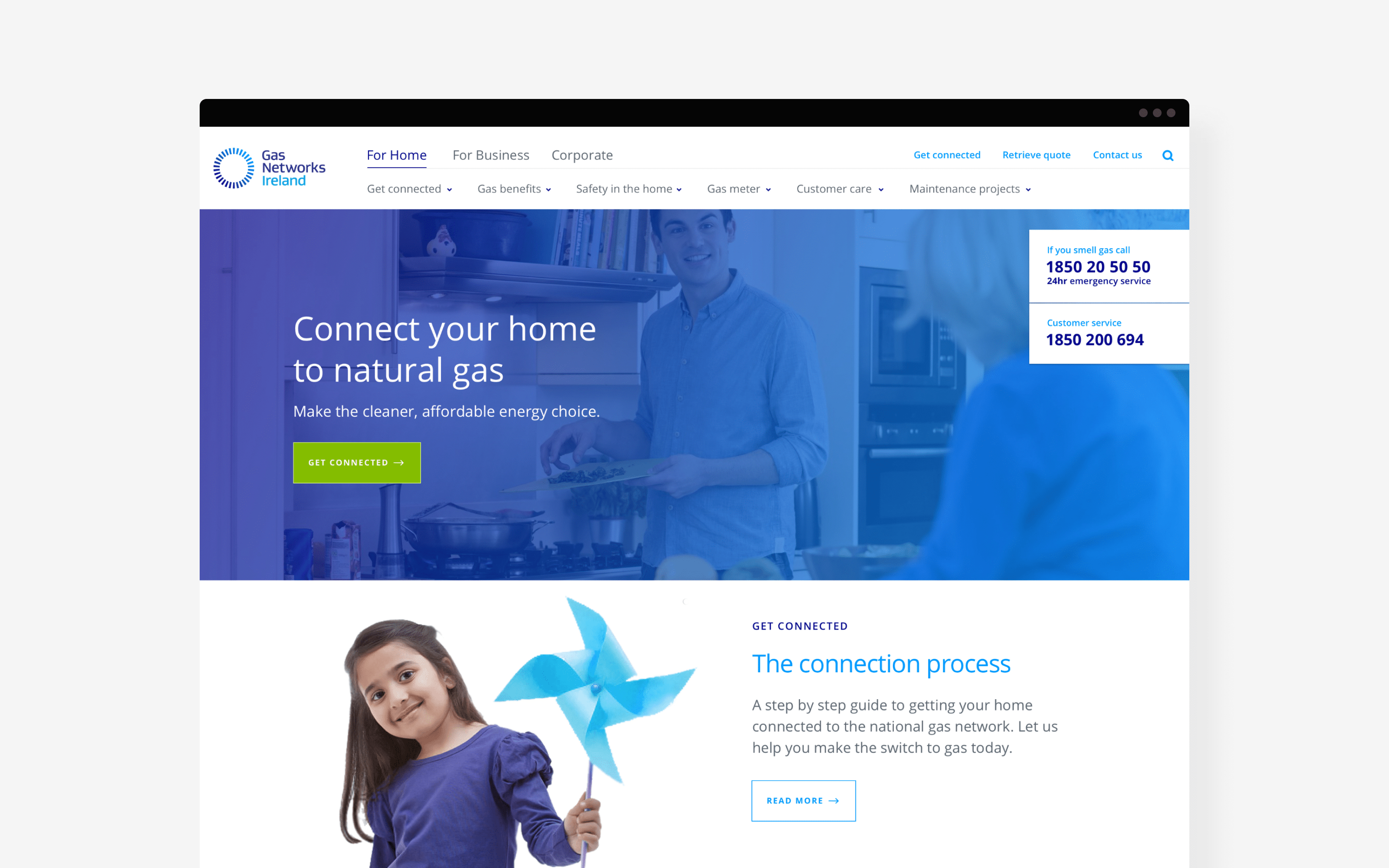 Gas Networks Ireland Website