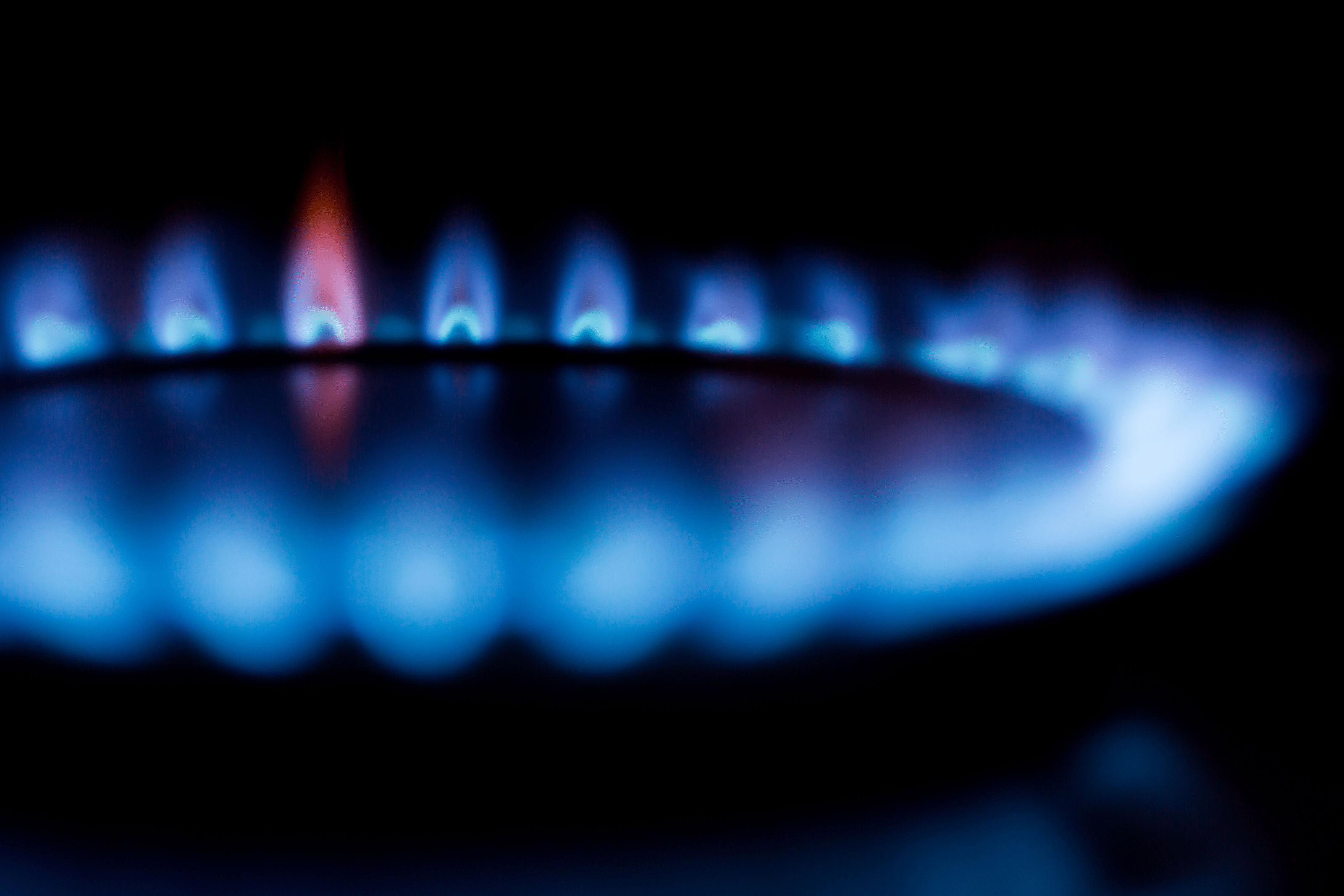 Close-up of kitchen stove