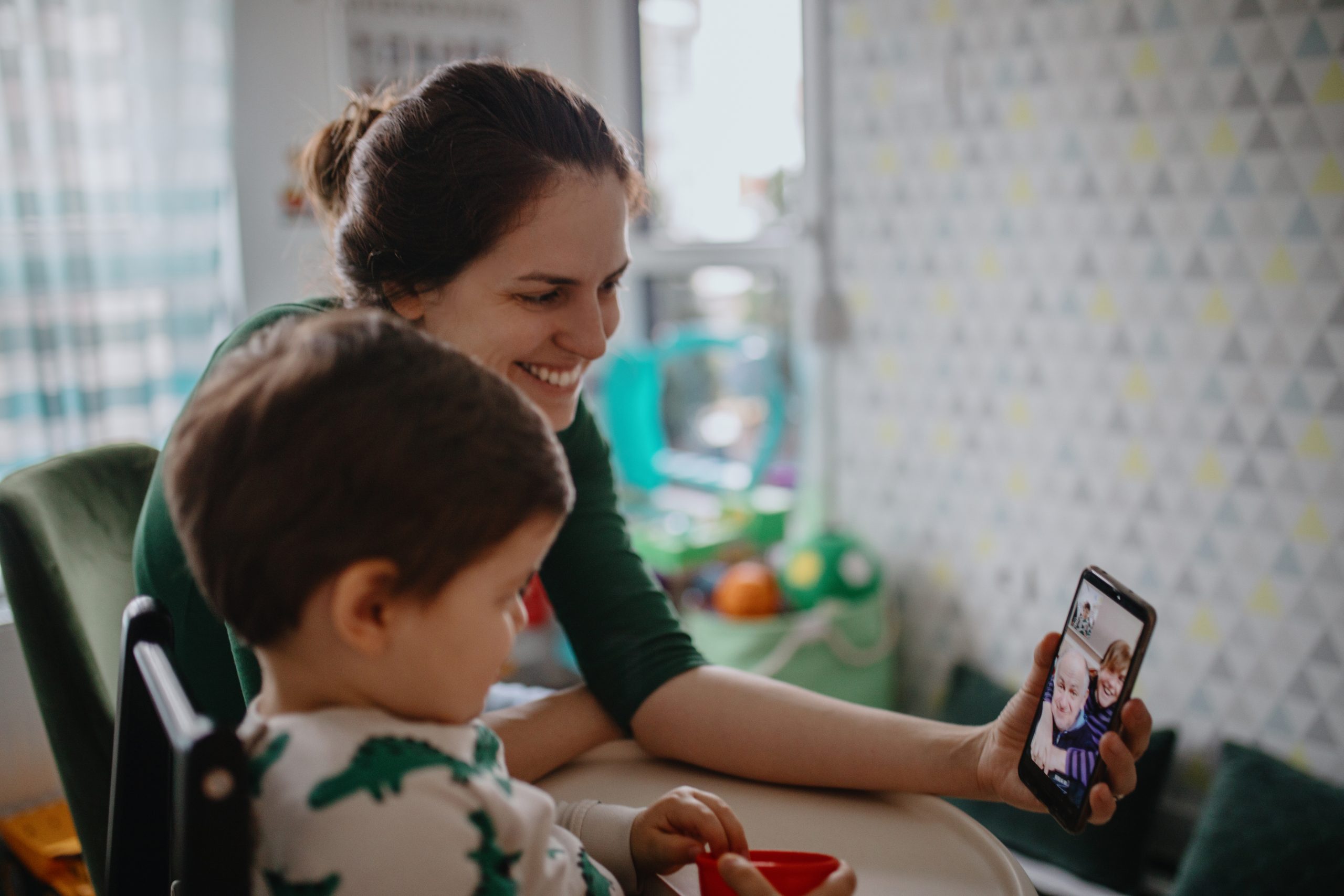 Video call from grandparents