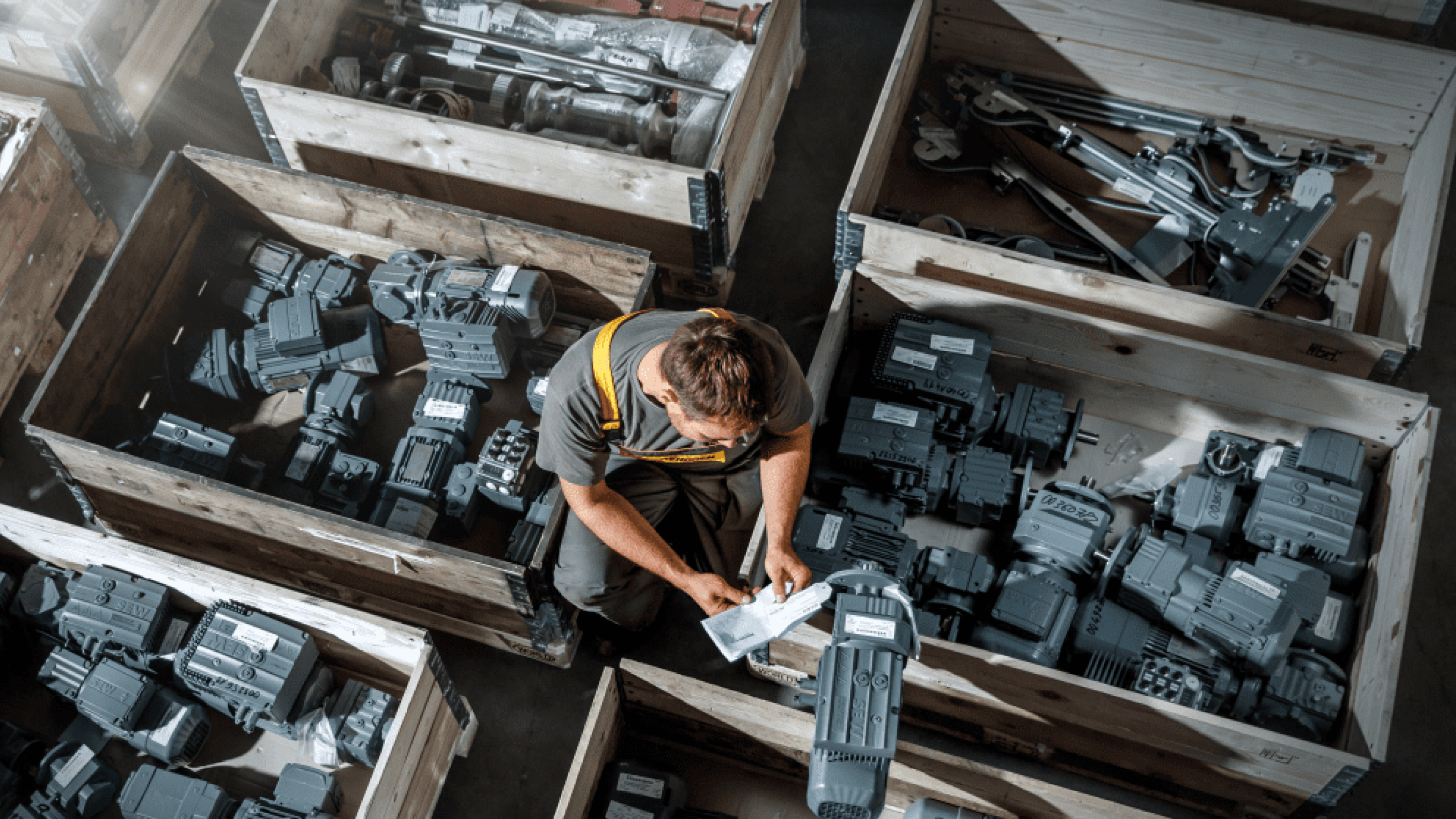 man in factory