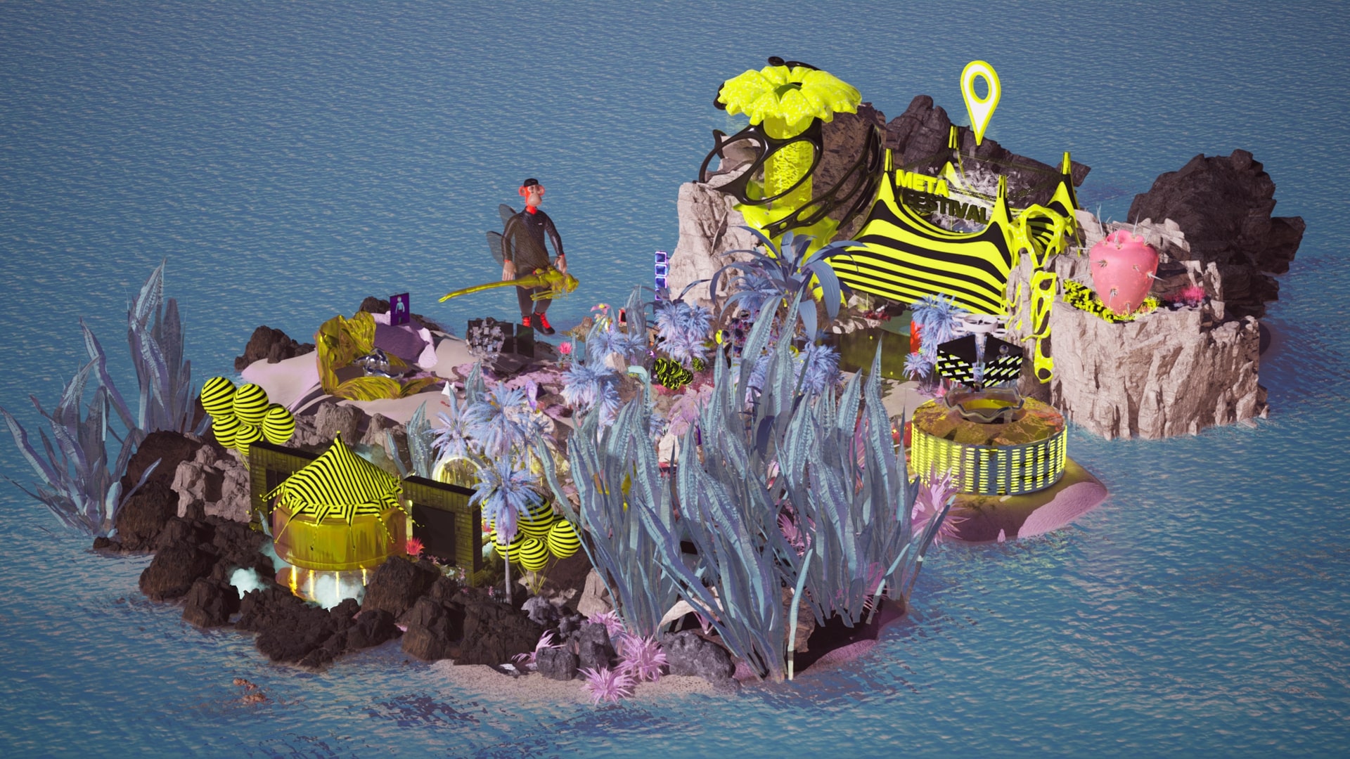 Meta festival whole world map 