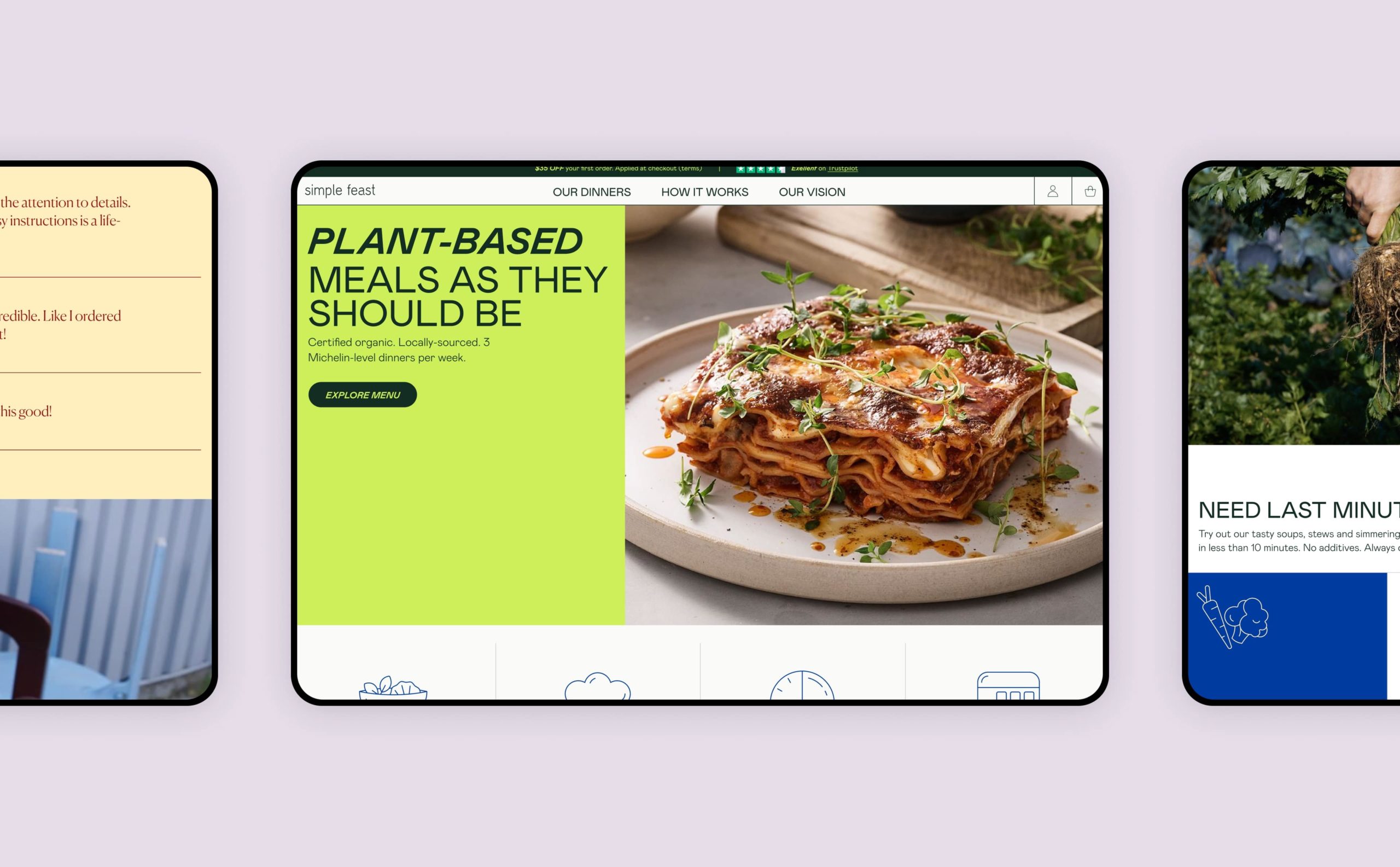 simple feast website