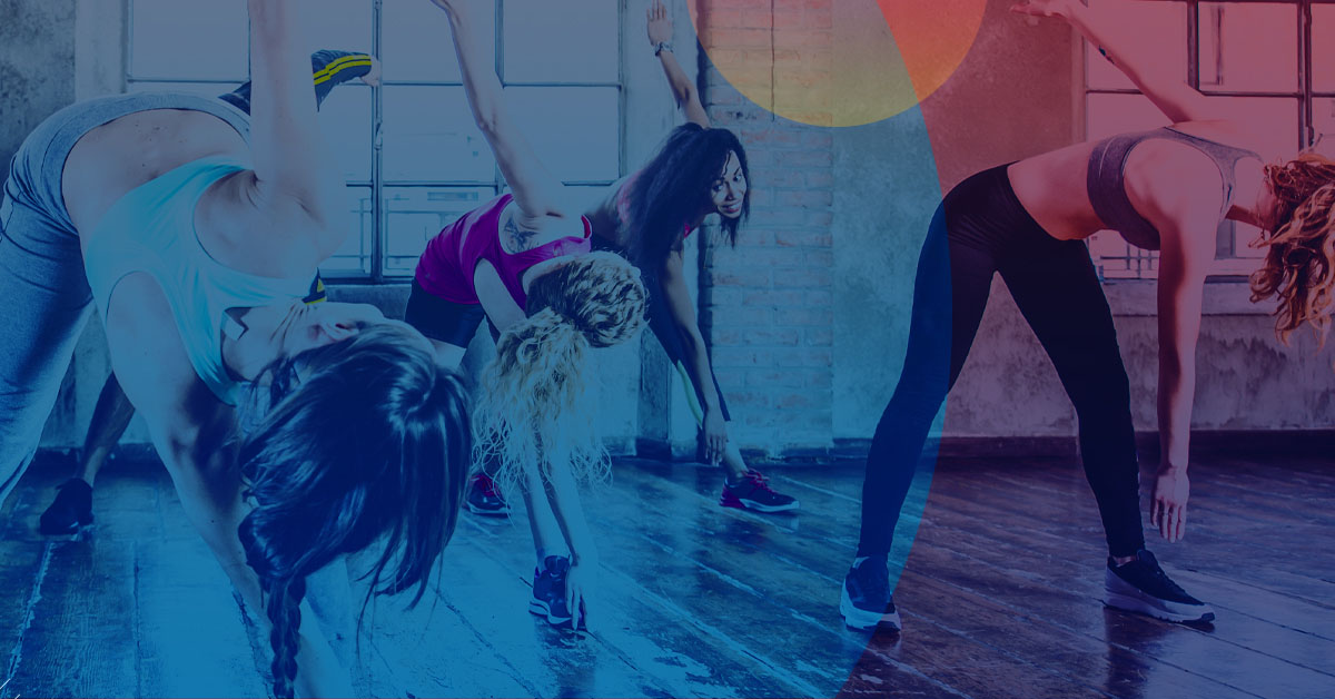 people doing yoga