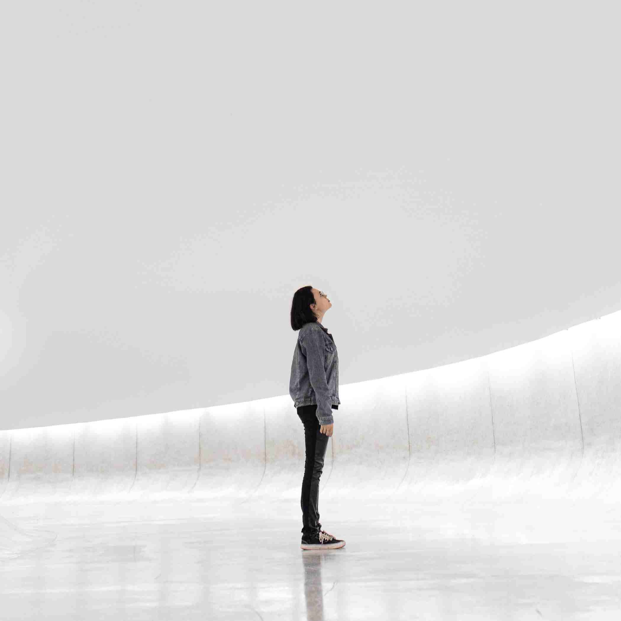 Girl Looking up