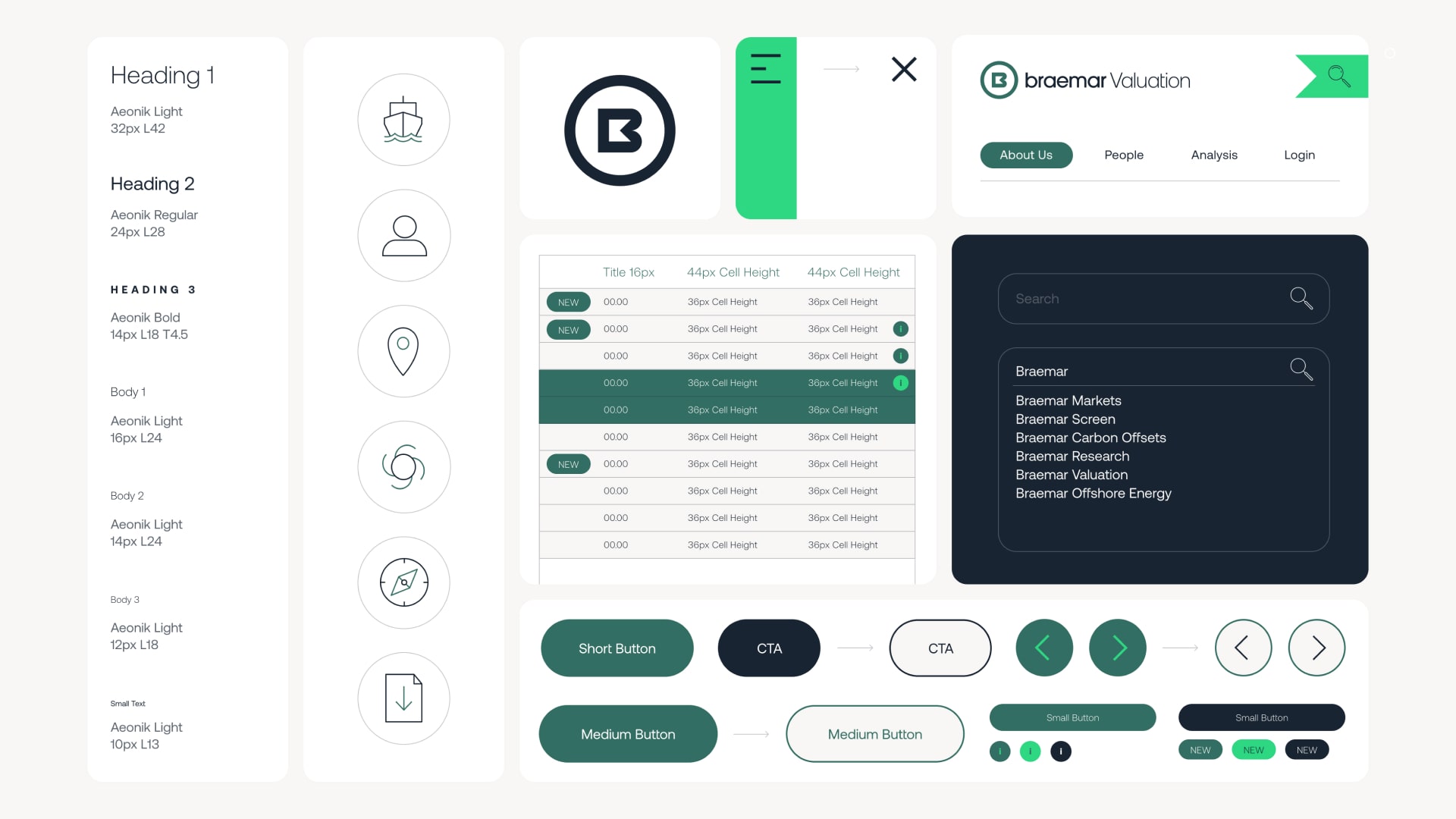 Braemar design system