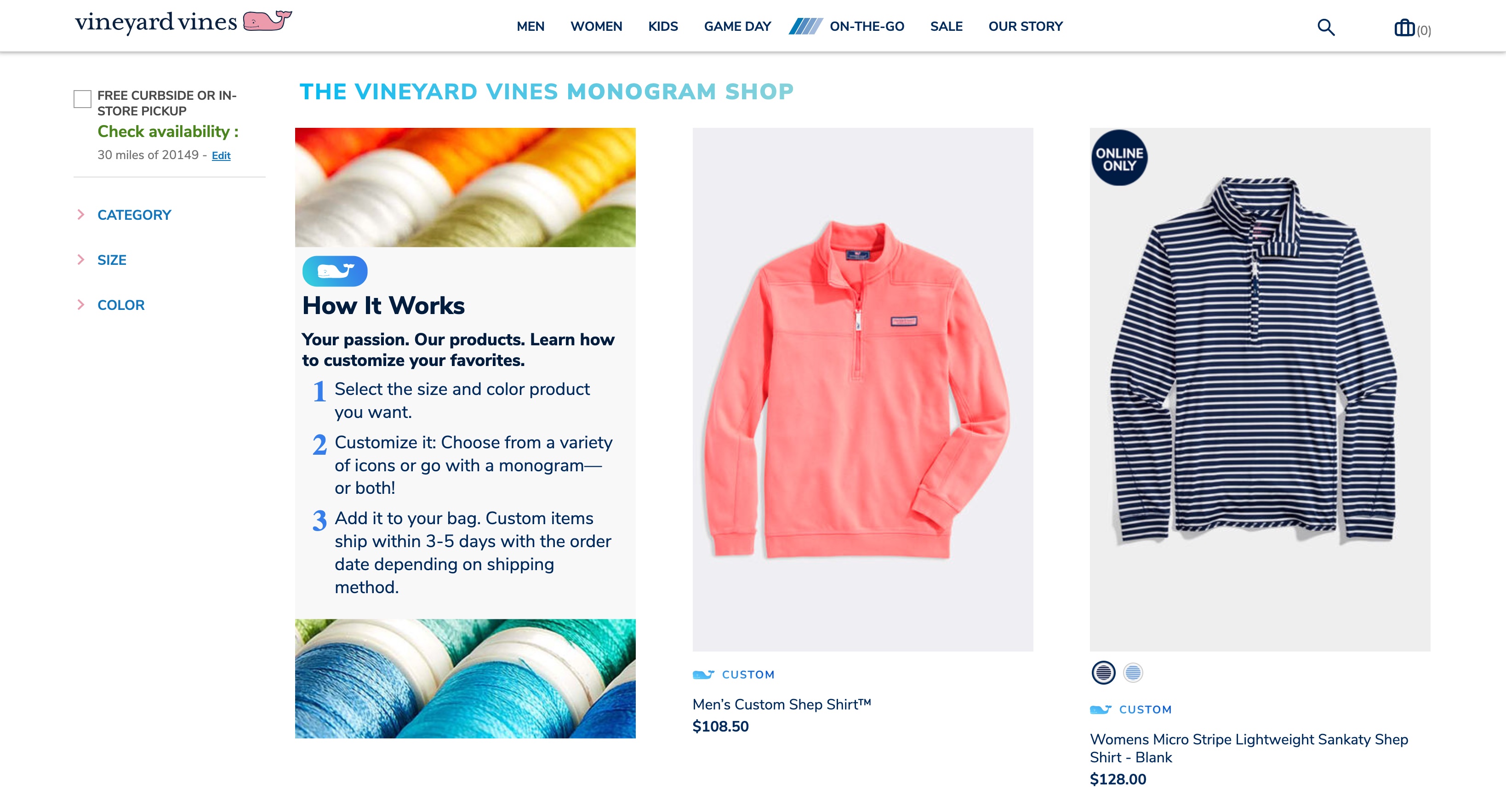 vineyard vines mongram-products in website