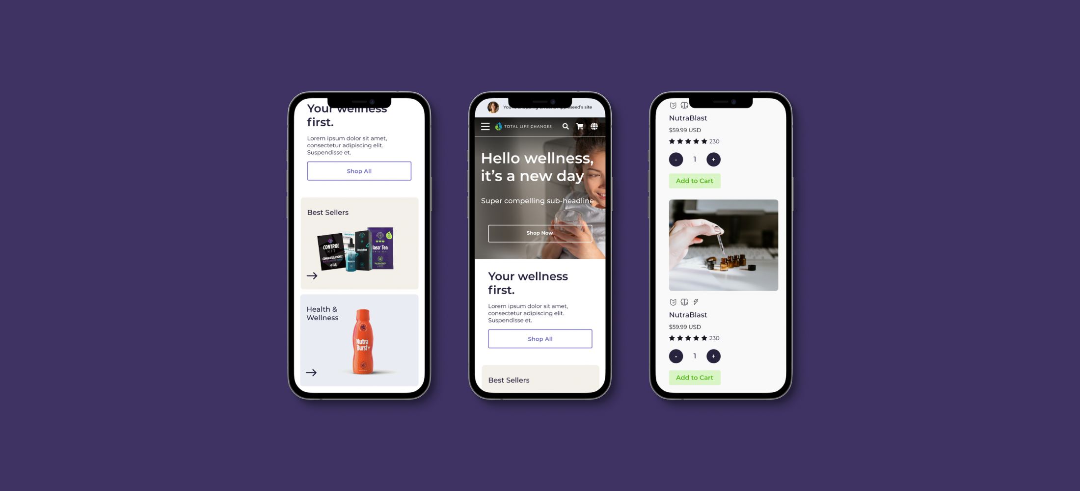 TLC e-comm store mobile 