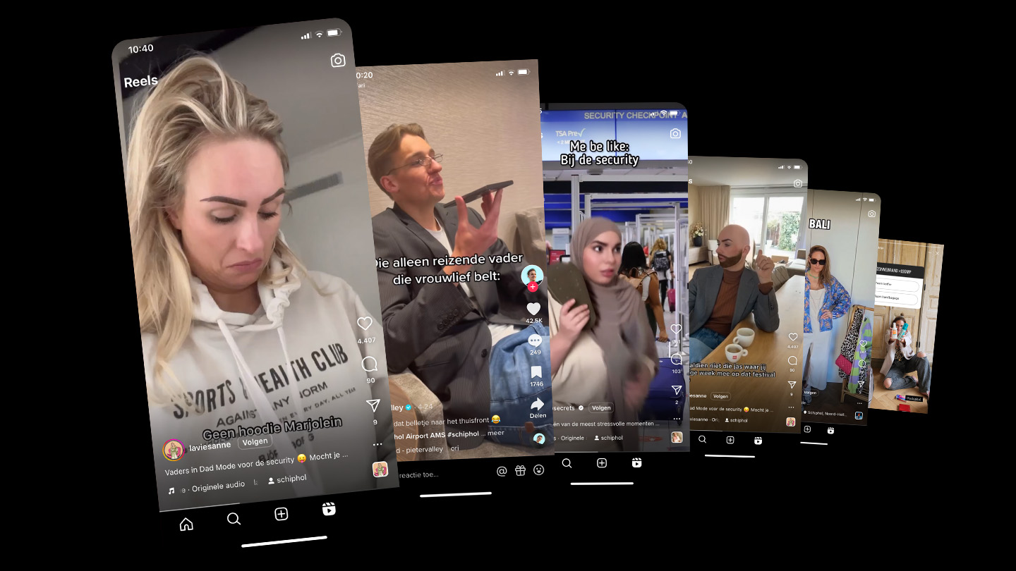 Schipol influencer campaign