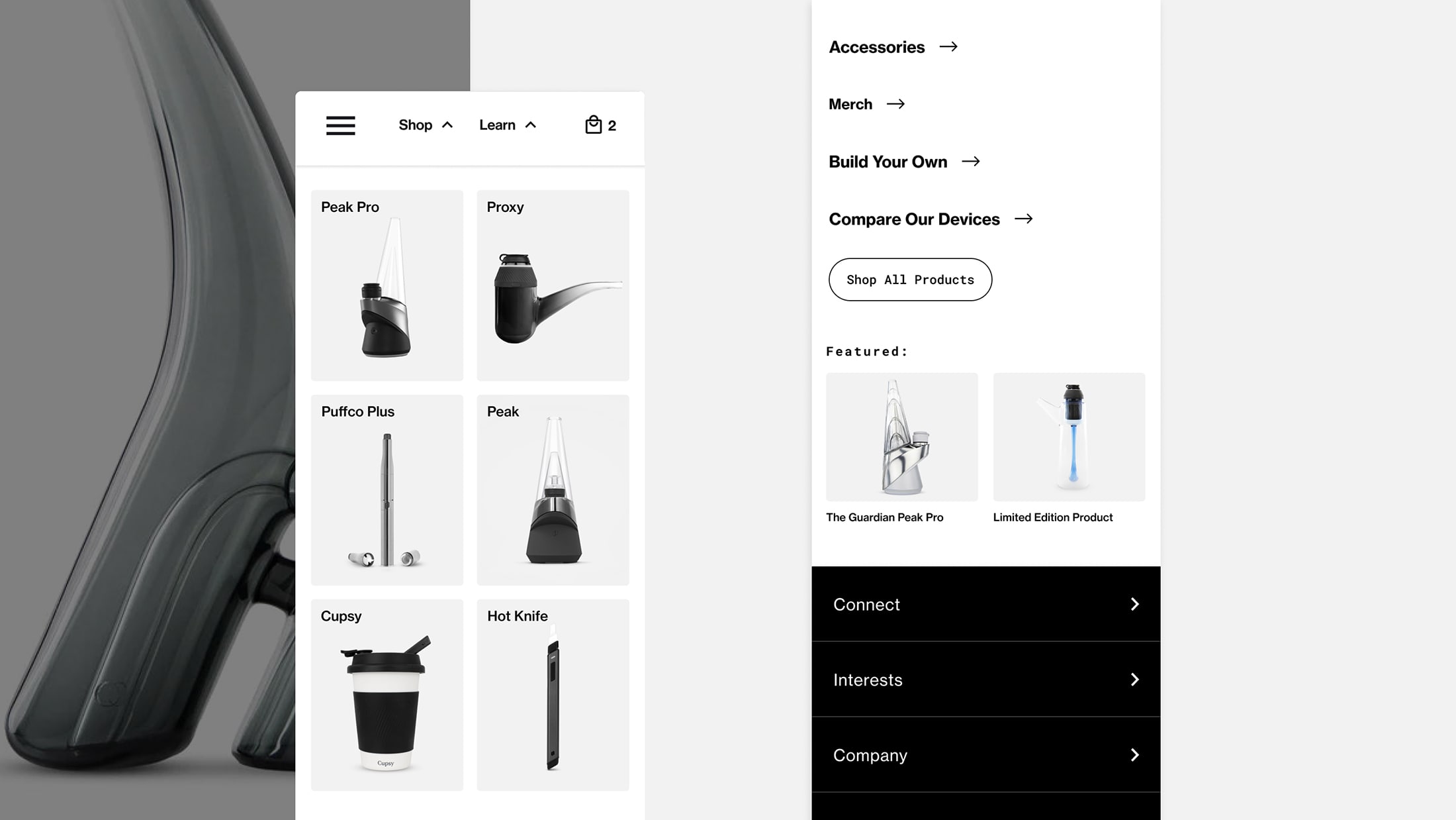 Puffco web design