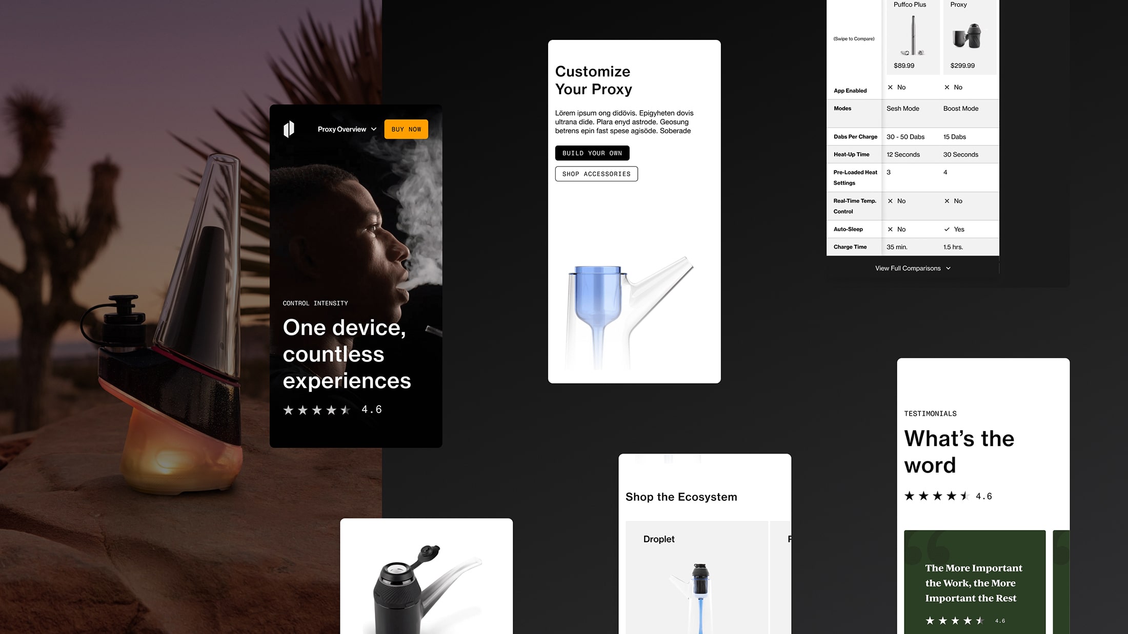 Puffco web design and development