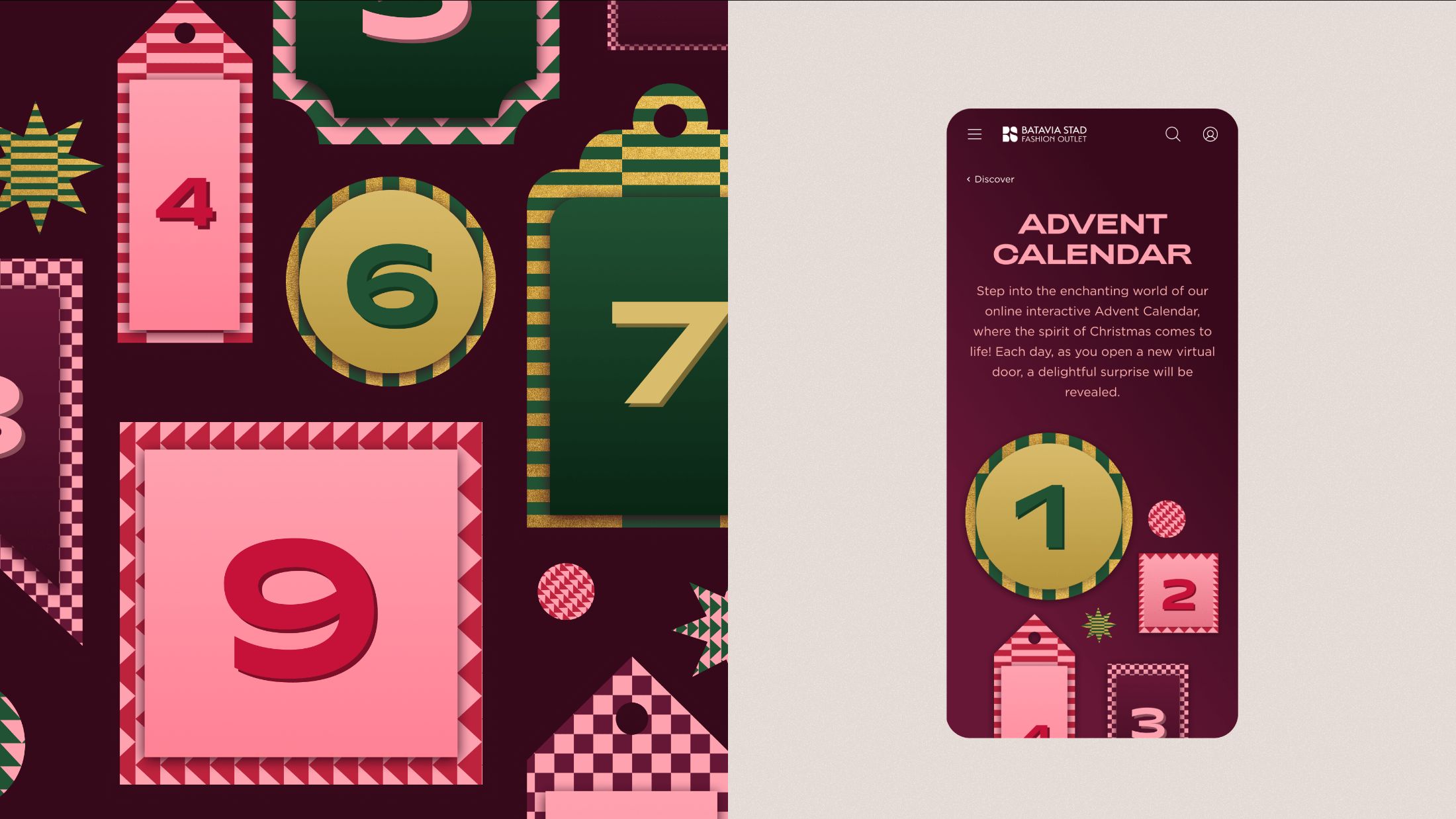 VIA outlets shopping experience advent