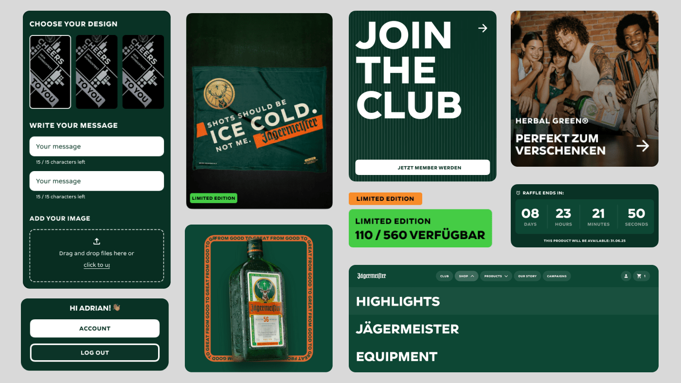 Jagermeister layout tiles
