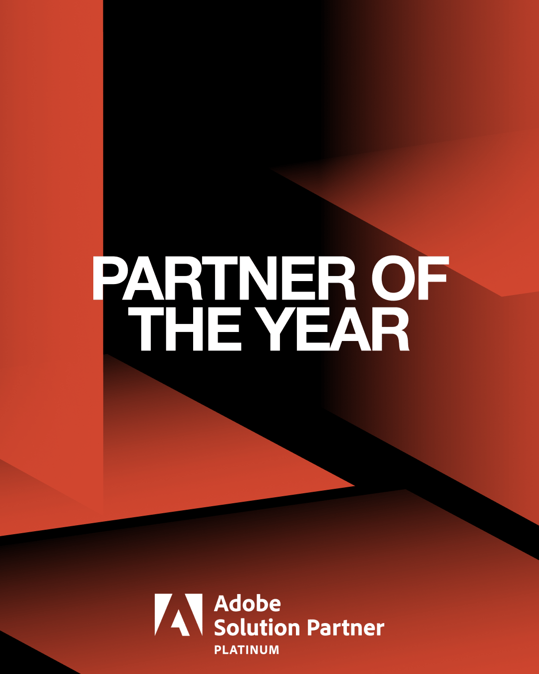Partner of the year. Adobe Solution Partner.