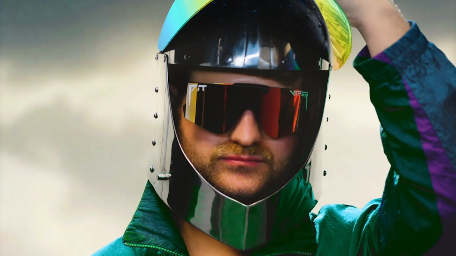 Pit Viper man with helmet concept
