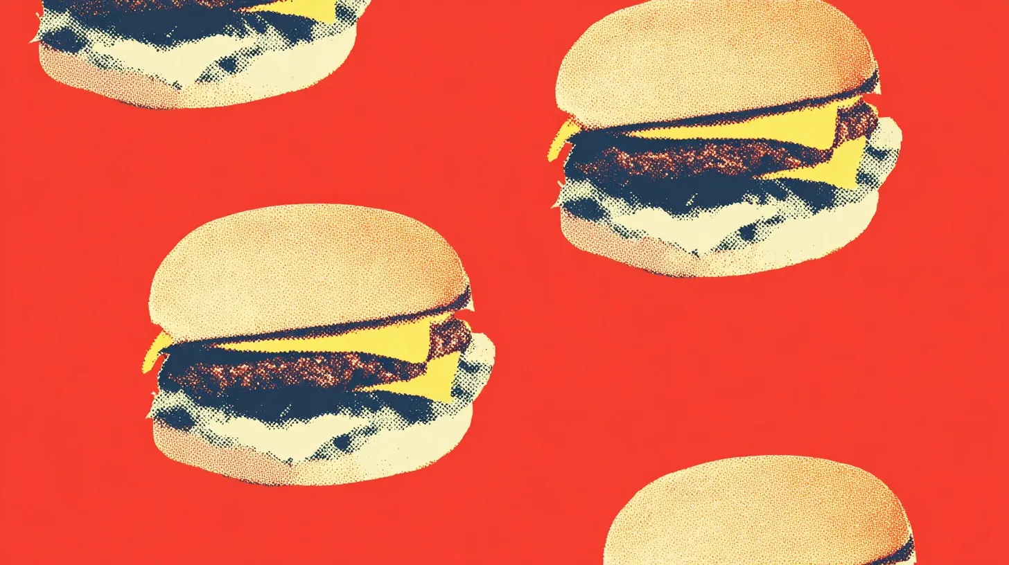 A different take on the burger bite seen ’round the world